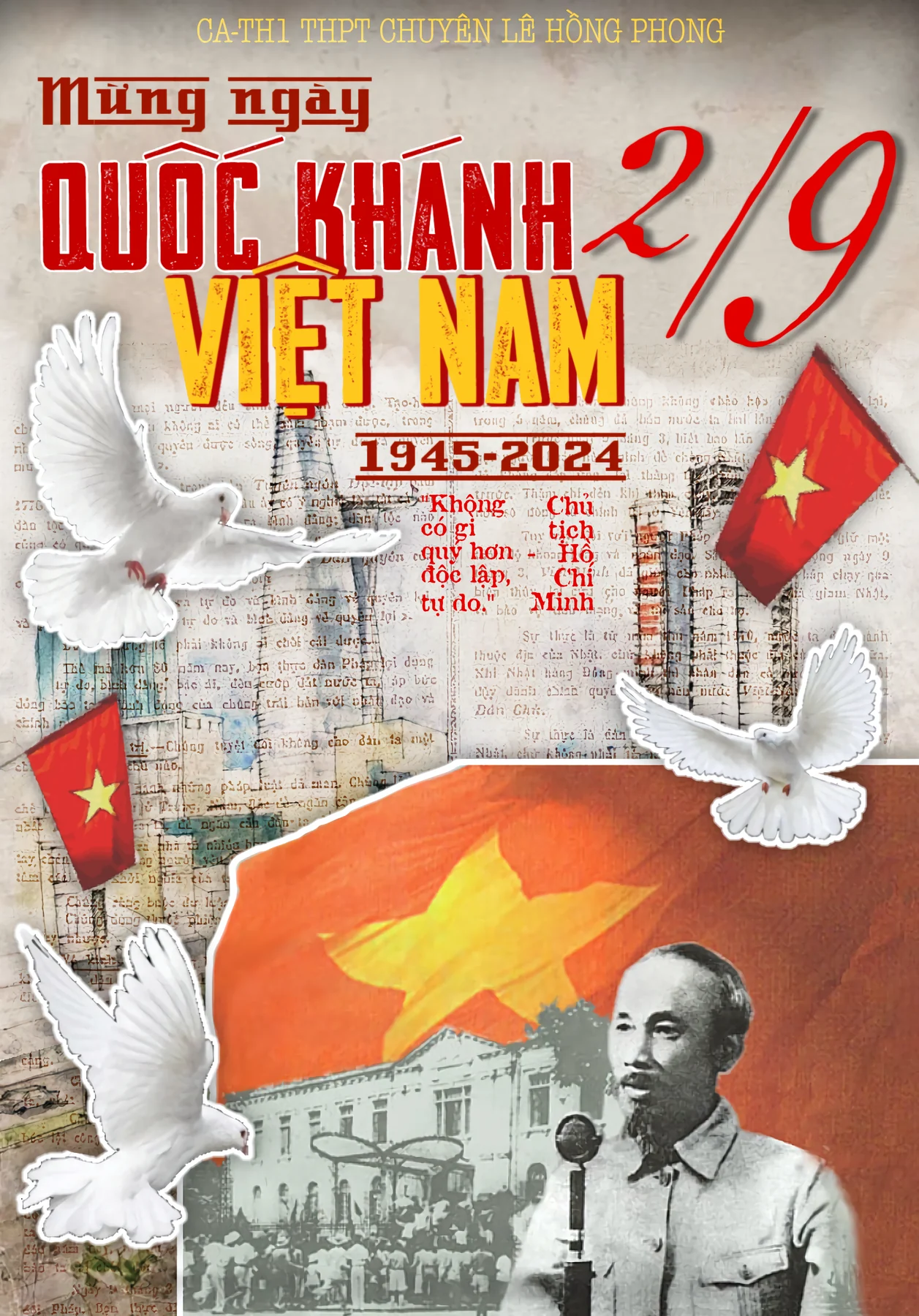 Vietnam National Day 2 September poster