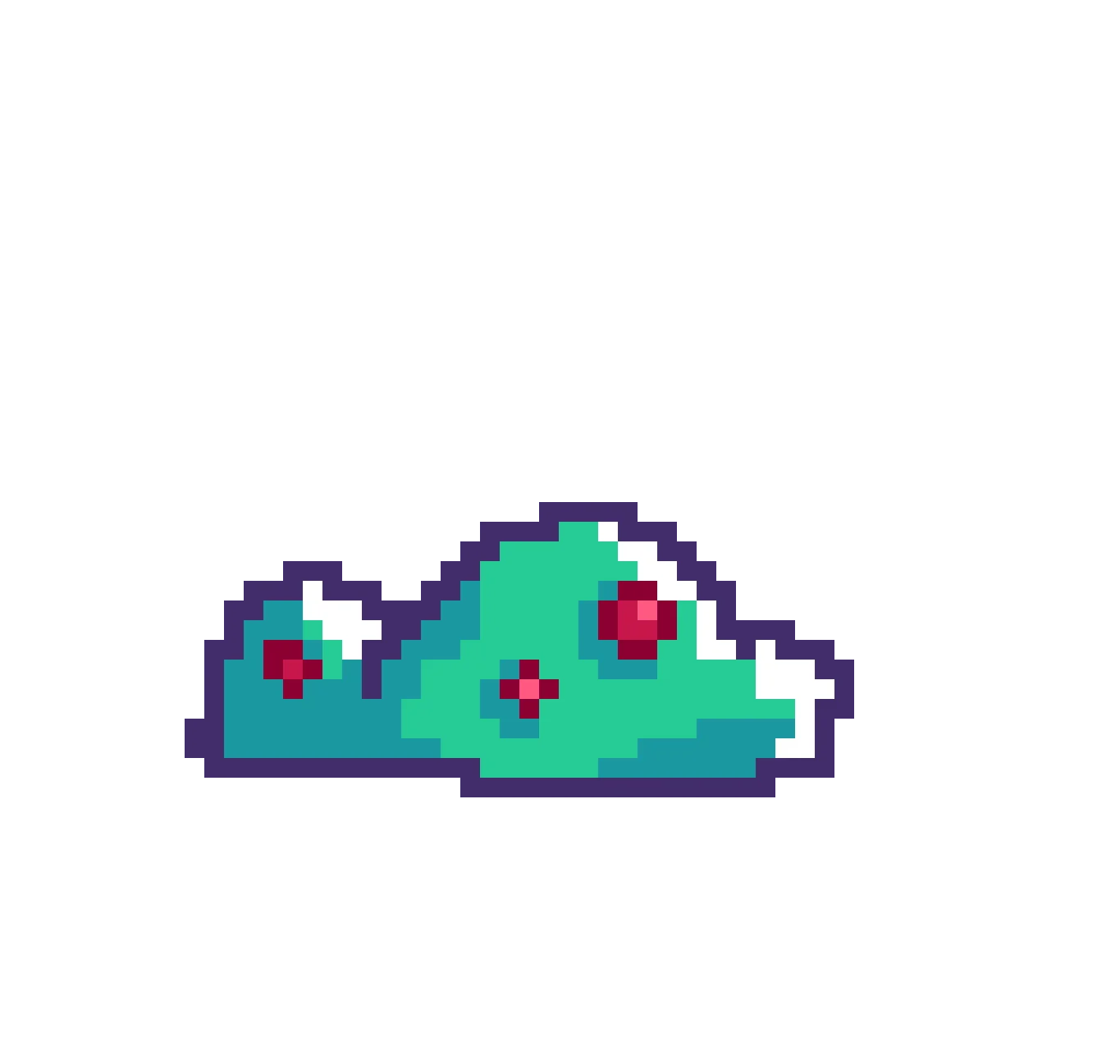 Pixel-art garden icon