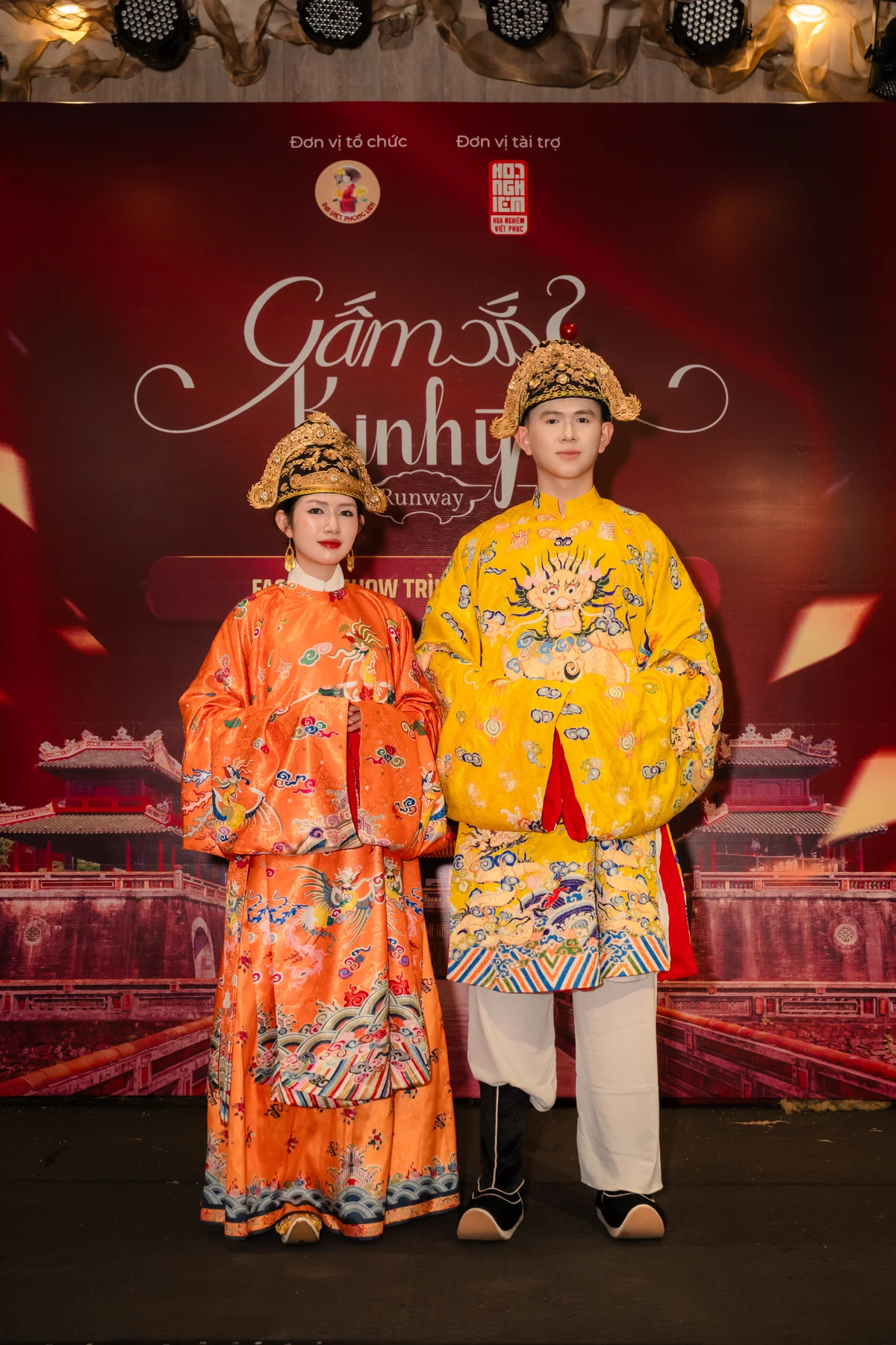 Restored and reimagined attire at Gấm Sắc Kinh Kỳ.